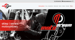Desktop Screenshot of motodream.pl